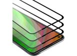 Cadorabo 3X Pellicola Blindata A Schermo Intero Per Huawei P40 Lite E Pellicola Protettiva In Vetro Temperato Bianco Di Protezione Del Display