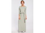 Made Of Emotion Maxi Abito Da Donna Choenyi M435 Pistacchio L/Xl