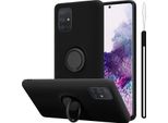 Cadorabo Cover Per Samsung Galaxy A71 4G Cover Protettiva In Nero Custodia Del Telefono Cellulare Tpu Custodia Cover