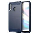 Custodia Cadorabo Per Samsung Galaxy A70E In Tpu Blu Protettivo Custodia Cover Telefono Cellulare