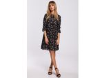 Made Of Emotion Abito Floreale Donna Nario M521 Nero L