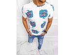 T-Shirt Da Uomo Con Stampa Dont Panic Bianco Xxl