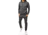 Dstreet Set Trak Uomo Grigio Scuro Xxl