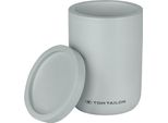 Scatola Portaoggetti Tom Tailor Con Coperchio Grigio | Scatola In Cotone, Scatola Organizer, Mini Scatola, Organizer Per Il Trucco, Scatola Per Cosmetici, Scatole Organizer, Portaoggetti Per Il Bagno, In Poliresina, 7,7 X 11 X 7,7 Cm