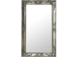 The Living Store Specchio Da Parete In Stile Barocco 50X80 Cm Argento