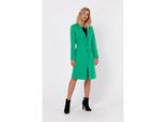 Made Of Emotion Cappotto Crombie Donna Maduna M758 Verde Chiaro M