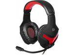 Defender Scrapper 500 Cuffie Da Gioco Rosso-Nere Con Microfono + Adattatore 4 Pin + Gioco