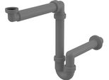 Allcadrain A434 Raumsparsiphon FüR Die Waschbecken Mit Einer ÜBerwurfmutter 5/4" Eco"