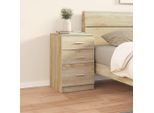 Maison Exclusive - Comodino In Rovere Sonoma 40X40X63 Cm Materiale Ligneo