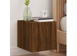 Maison Exclusive - Mobile Tv Con Luci Led 2 Pz. Effetto Rovere Marrone