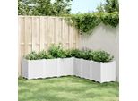 Maison Exclusive - Vaso Da Fiori Bianco 160X160X53 Cm Pp