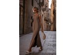 Made Of Emotion Maxi Abito Donna Joljim M791 Cacao L