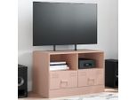 Maison Exclusive - Mobile Tv Rosa 67X39X44 Cm Acciaio