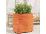 Maison Exclusive - Fioriera Giardino Marrone Cera 70X40X72 Cm Legno Massello Pino