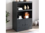 Maison Exclusive - Credenza Antracite 67X39X107 Cm Acciaio