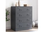 Maison Exclusive - Credenza Antracite 67X39X83 Cm Acciaio