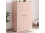 Maison Exclusive - Credenza Rosa 67X39X107 Cm Acciaio