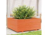 Maison Exclusive - Fioriera Giardino Marrone Cera 110X110X49,5 Legno Massello Pino