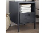 Maison Exclusive - Comodino Antracite 36X39X50,5 Cm Acciaio