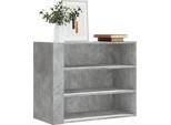 Maison Exclusive - Mensola Da Parete Grigio Cemento 75X35X60 Cm Materiale Ligneo