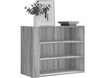 Maison Exclusive - Mensola Da Parete Grigio Sonoma 75X35X60 Cm Materiale Ligneo