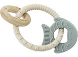 Anello Per Dentizione In Legno Reer In Silicone Biteduo Supportato
