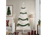 Maison Exclusive - Albero Di Natale Da Decorare Bianco 180 Cm Legno Massello Di Pino