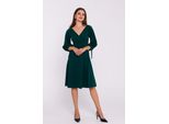 Stylove Abito Midi Donna Qus S383 Verde Xl