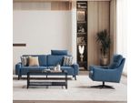 Set Di Divani 3+1 Posti Design Divano Imbottito Divano Moderno Lusso Nuovo