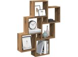 Maison Exclusive - Scaffale Cubico In Rovere Artigianale 78X15X93 Cm Materiale Ligneo