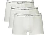 Tiefbund Boxer 3-PACK Bianco Stampa Logo 95% Cotonelogico : Taglia - S Taglia: S