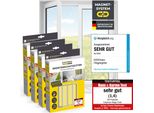 Set Di 4 Zanzariere Magnetiche Easymaxx Insect Protect, Fino A Un Massimo Di 130X150Cm