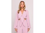 Made Of Emotion Camicetta Da Donna Gahevere M861 Rosa Scuro Xl