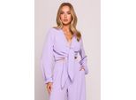 Made Of Emotion Camicetta Da Donna Gahevere M861 Viola S