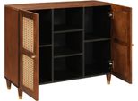 Vidaxl Armadi E Scaffali Multimediali Marrone 90 X 33,5 X 75 Cm