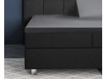 Primaviera Deluxe Splittopper Satin Spannbettuch Anthrazit 180 X 200 Cm