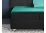 Primaviera Deluxe Splittopper Satin Spannbettuch Dark GrüN 180 X 200 Cm