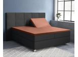 Primaviera Deluxe Splittopper Satin Spannbettuch Braun 160 X 200 Cm