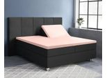 Primaviera Deluxe Splittopper Satin Spannbettuch Rosa 180 X 200 Cm