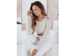 Dstreet Maglione Classico Da Donna Nolvie Ecru S/M