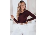 Dstreet Maglione Classico Da Donna Nolvie Bordeaux S/M