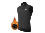 Rockbros Gilet Da Ciclismo Da Uomo Gilet Antivento Ultraleggero 3M Thermo, Gilet Da Ciclismo Compatto Senza Maniche Antivento Nero L