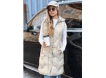 Dstreet Gilet Donna Yuwnu Beige Chiaro M
