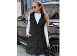 Dstreet Gilet Donna Microxing Nero Xl