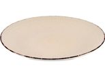 Vessia | Piatto - Piatto Fondo - 27 Cm - Beige - Decorativo - Gres - Piatto Piano