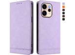 Custodia Per Oppo Reno15 5G, Custodia Retro In Finto Cuoio Con Supporto E Slot Per Carte Purple