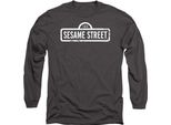 Sesame Street - Maglietta "One Colour"" Per Uomo/Donna Unisex, Manica Lunga TV28617 (L) (Carbone)"