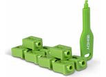 Lindy 47912 Lindy Sfp Port SchlöSser GrüN, 10 Stck + 1 SchlüSsel