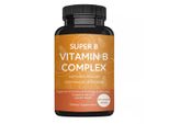Complesso Vitaminico B (120 Capsule) Integratore Alimentare, Vitamina B1, B2, B3, B5, B6, B12, Energia, Sistema Immunitario, Metabolismo