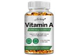 Vitamina A 3000Mcg (120 Capsule) Integratore Alimentare, Occhi, Salute Degli Occhi, Visione, Sistema Immunitario